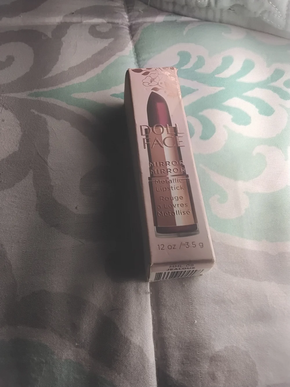 Dolled Up Metallic Lipstick - Rose Pink Rouge